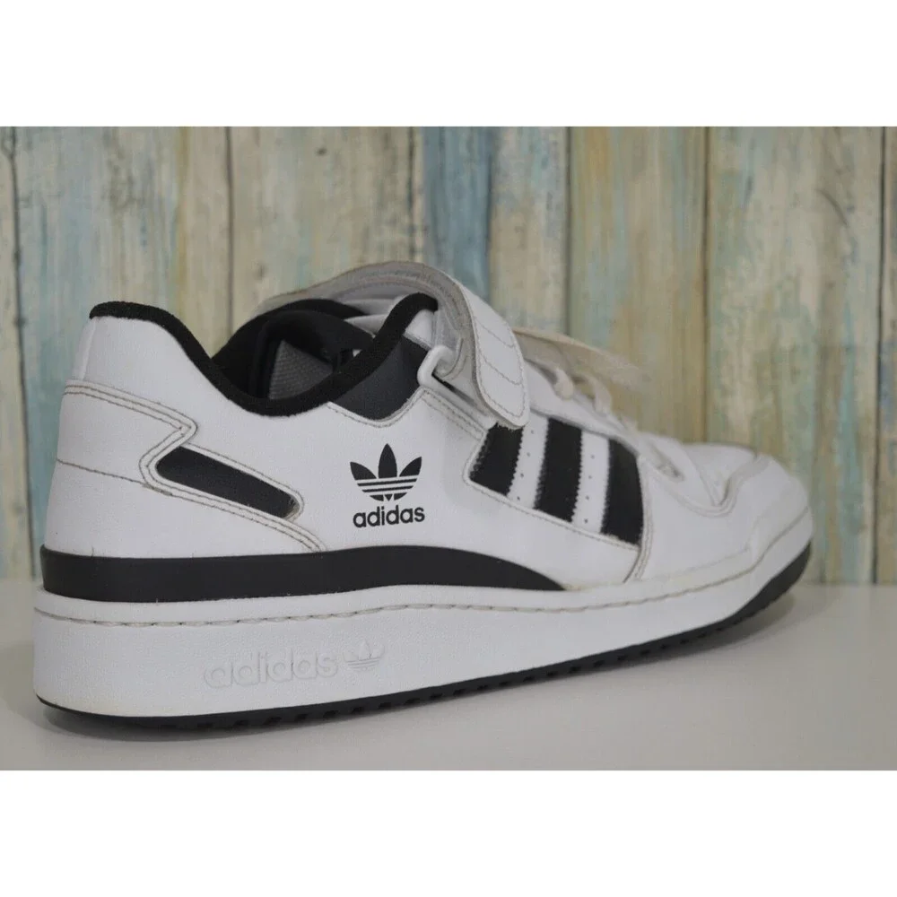 Adidas Forum Low Men's Size 13 Shoes Cloud White/Core Black FY7757 - Picture 3 of 10
